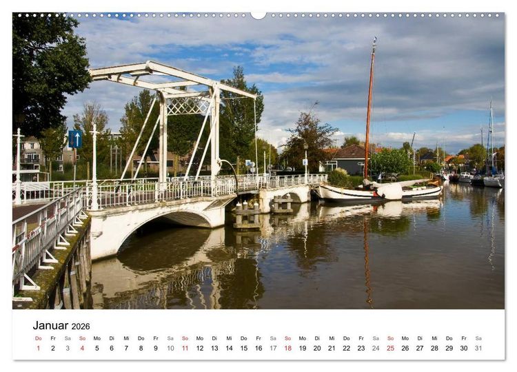 Produktbild: Friesland - Fryslan (hochwertiger Premium Wandkalender 2026 DIN A2 quer), Kunstdruck in Hochglanz