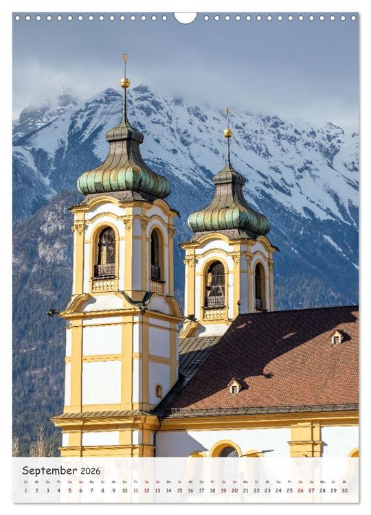 Produktbild: Innsbruck - Zwischen Gassen und Geschichte (Wandkalender 2026 DIN A3 hoch), CALVENDO Monatskalender