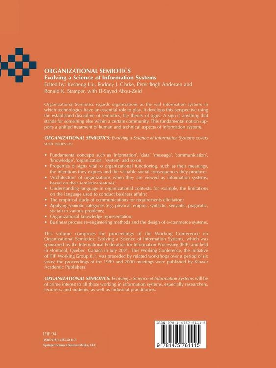 Produktbild: Organizational Semiotics