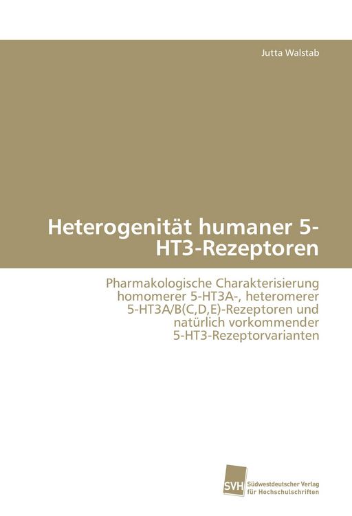 Produktbild: Heterogenit&auml;t humaner 5-HT3-Rezeptoren