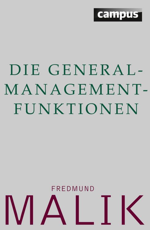 Produktbild: Die General-Management-Funktionen