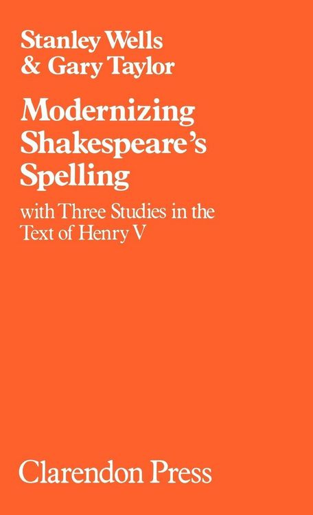 Produktbild: Modernizing Shakespeare's Spelling