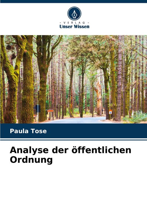 Produktbild: Analyse der &ouml;ffentlichen Ordnung