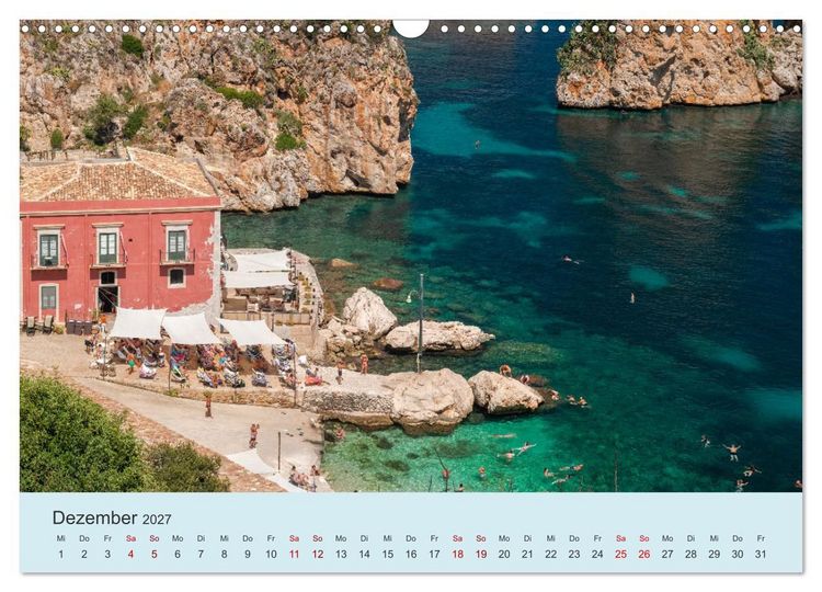 Produktbild: Sizilien &ndash; Die Insel, auf der es keinen Winter gibt (Wandkalender 2027 DIN A3 quer), CALVENDO Monatskalender