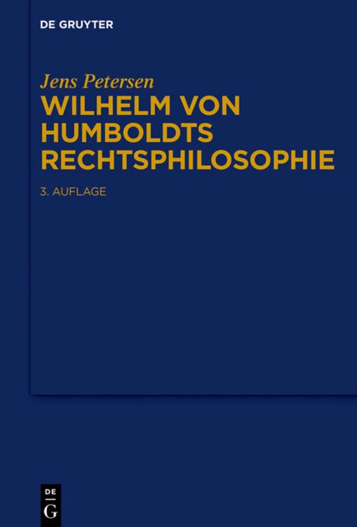 Produktbild: Wilhelm von Humboldts Rechtsphilosophie