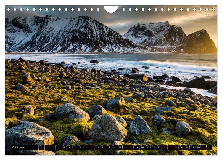 Produktbild: Lofoten. Nature Water Light (Wall Calendar 2026 DIN A4 landscape), CALVENDO 12 Month Wall Calendar