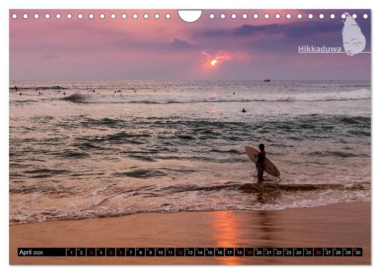 Produktbild: Sri Lanka, eine Reise &uuml;ber die Insel der King Coconut (Wandkalender 2026 DIN A4 quer), CALVENDO Monatskalender