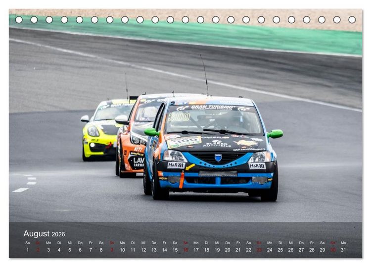 Produktbild: N&uuml;rburgring Langstreckenmeisterschaft (Tischkalender 2026 DIN A5 quer), CALVENDO Monatskalender