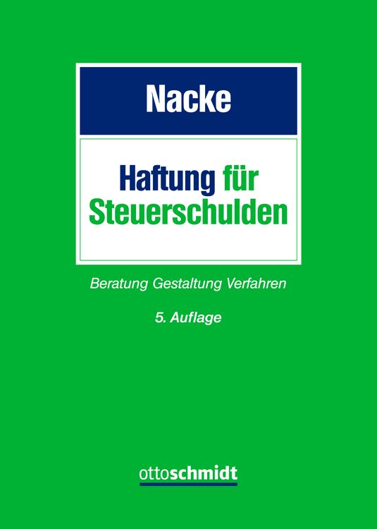 Produktbild: Haftung f&uuml;r Steuerschulden
