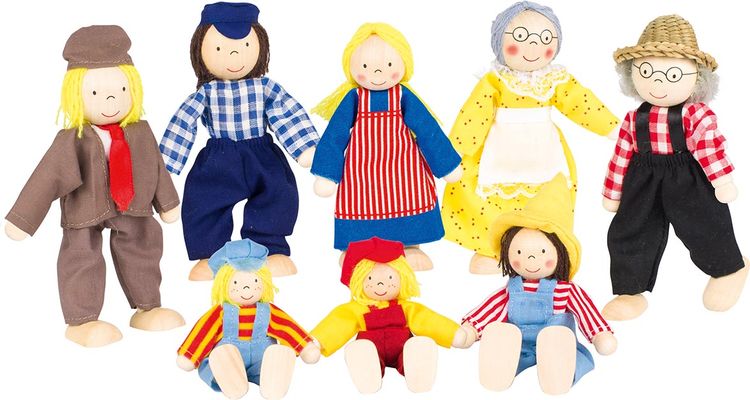 Bild vom Artikel Goki Biegepuppen Bauernfamilie II vom Autor 