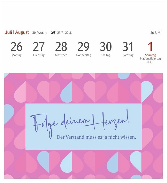 Produktbild: Positive-Spr&uuml;che-Kalender Postkartenkalender 2027 - mit 53 Postkarten