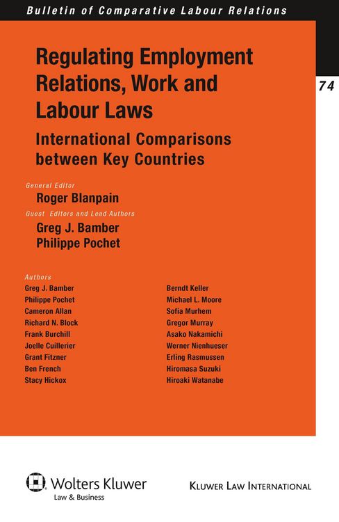 Produktbild: Regulating Employment Relations, Work and Labour Laws