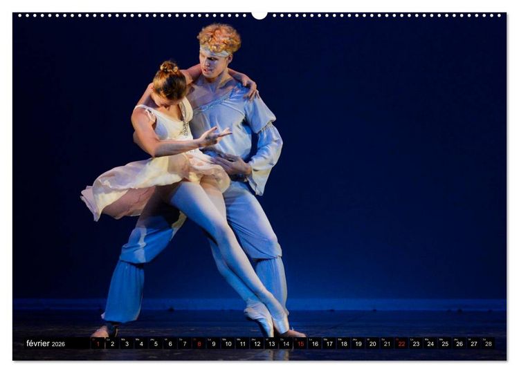 Produktbild: Vaganova, ballet imp&eacute;rial (Calendrier mural 2026 DIN A2 vertical) calendrier de bureau