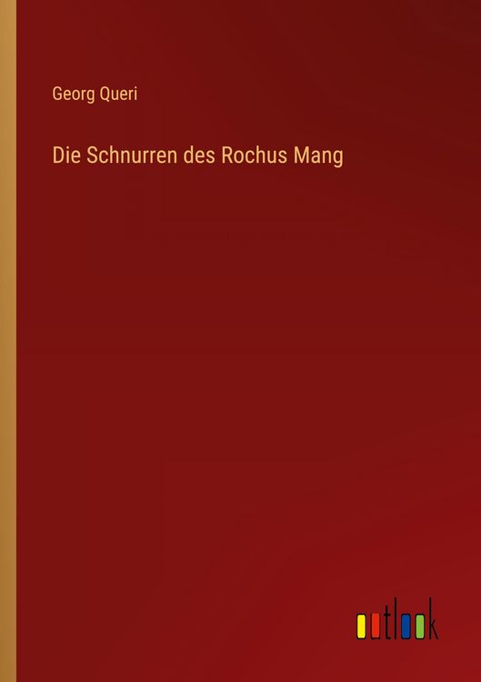 Produktbild: Die Schnurren des Rochus Mang