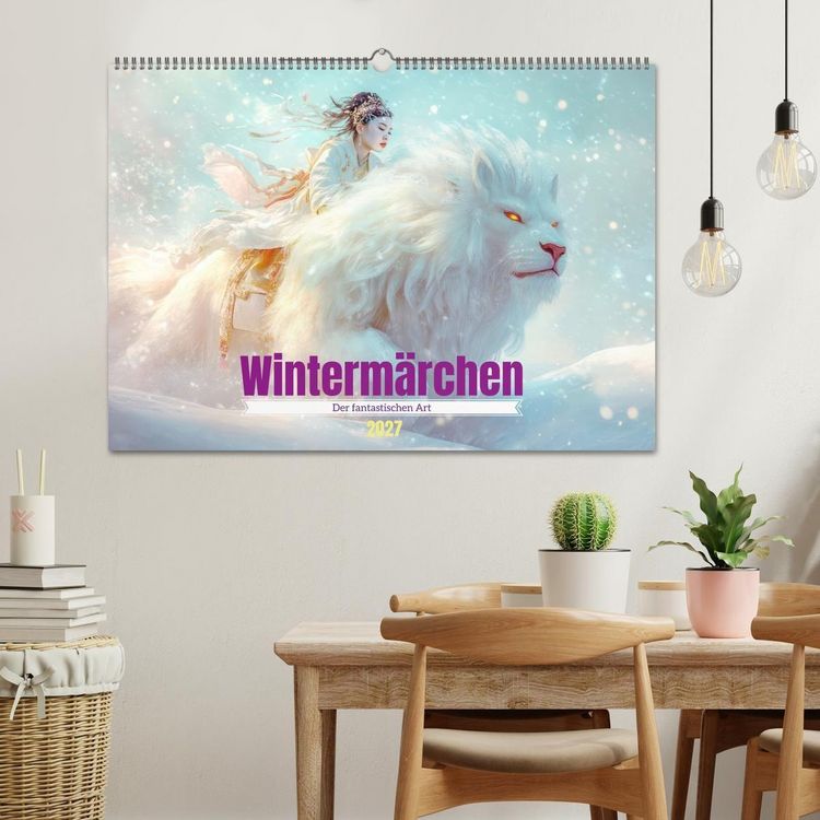 Produktbild: Winterm&auml;rchen - Der fantastischen Art (Wandkalender 2027 DIN A2 quer), CALVENDO Monatskalender