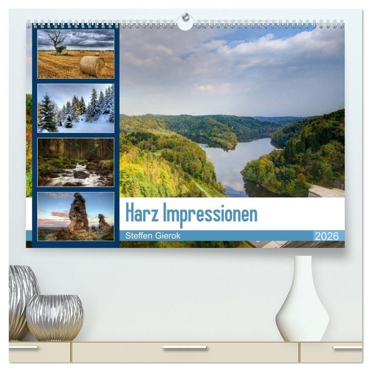 Produktbild: Harz Impressionen (hochwertiger Premium Wandkalender 2026 DIN A2 quer), Kunstdruck in Hochglanz