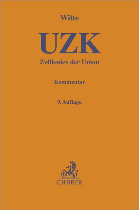 Produktbild: Zollkodex der Union (UZK)