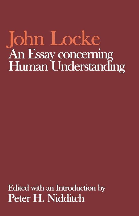 Produktbild: An Essay concerning Human Understanding