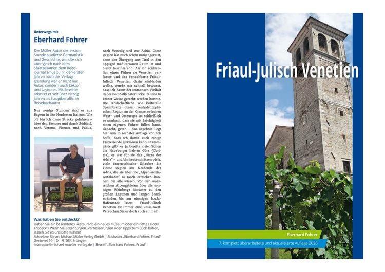 Produktbild: MICHAEL M&Uuml;LLER Reisef&uuml;hrer Friaul-Julisch Venetien