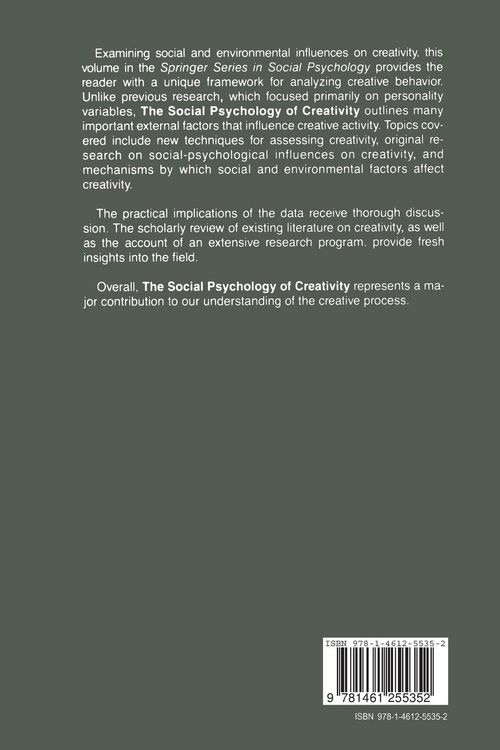 Produktbild: The Social Psychology of Creativity
