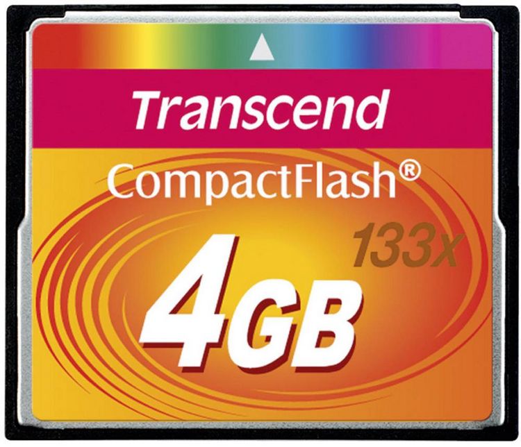 Produktbild: Transcend Standard 133x CF-Karte 4 GB