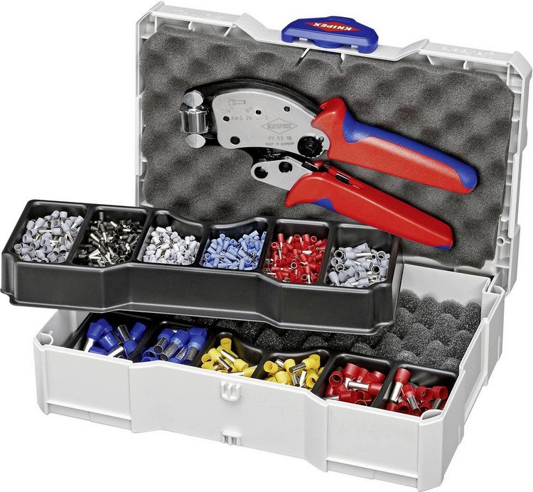 Produktbild: Aderendh&uuml;lsensortiment Twistor16 1191-tlg.0,5-16 mm&sup2; im Systainer KNIPEX