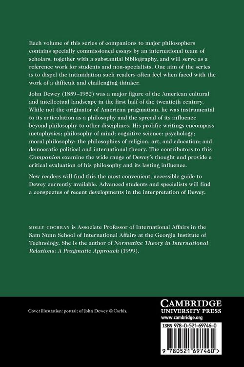 Produktbild: The Cambridge Companion to Dewey