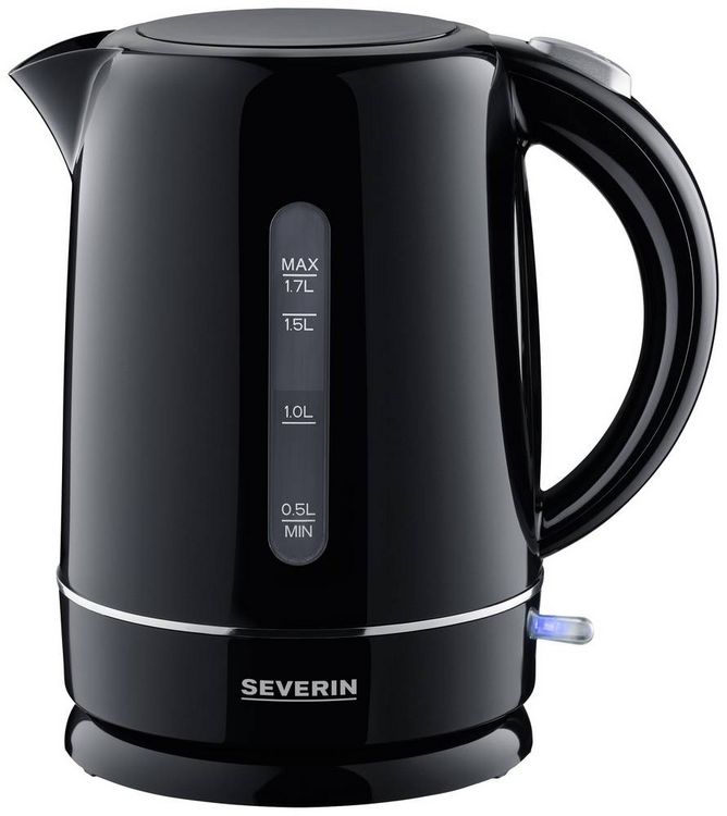 Produktbild: Severin 4322 Wasserkocher schnurlos, &Uuml;berhitzungsschutz Schwarz Fassungsverm&ouml;gen: 1.7 l