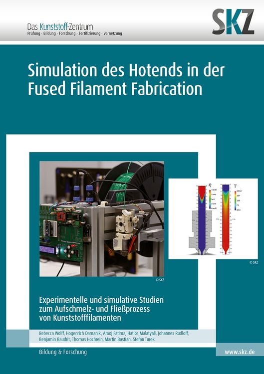 Produktbild: Simulation des Hotends in der Fused Filament Fabrication