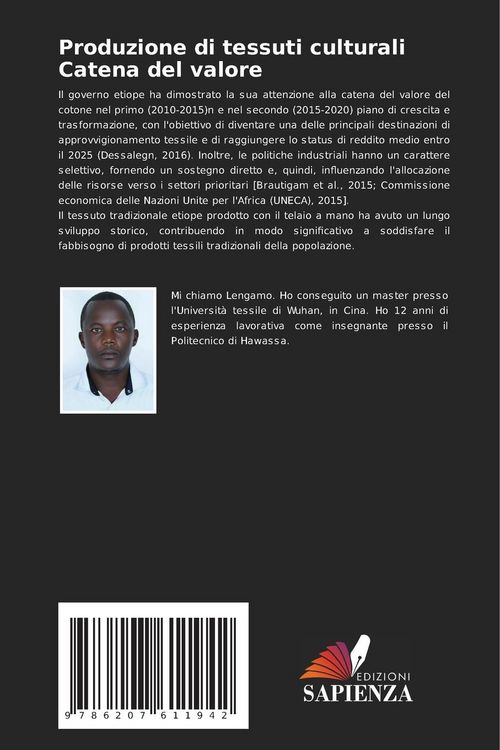 Produktbild: Produzione di tessuti culturali Catena del valore