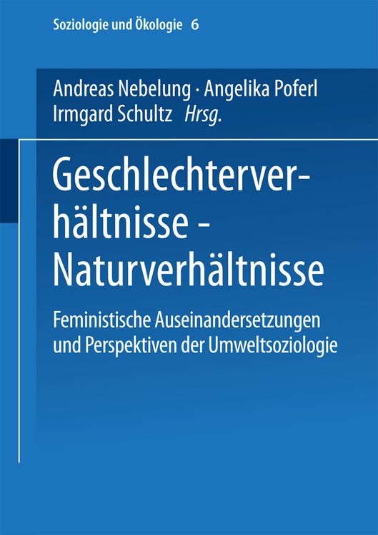 Produktbild: Geschlechterverh&auml;ltnisse - Naturverh&auml;ltnisse