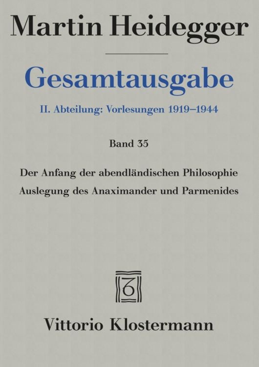 Produktbild: Der Anfang der abendl&auml;ndischen Philosophie
