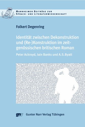 Produktbild: Identit&auml;t zwischen Dekonstruktion und (Re)Konstruktion im zeitgen&ouml;ssischen britischen Roman