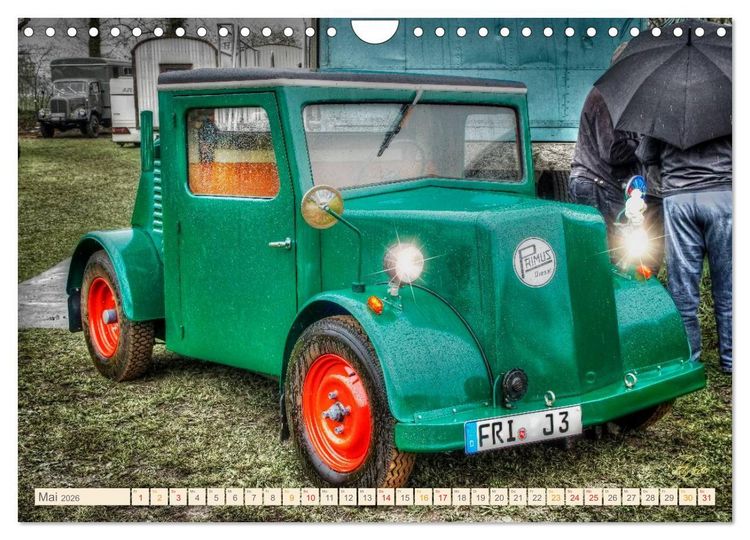 Produktbild: Oldtimer - Traktoren f&uuml;r Liebhaber (Wandkalender 2026 DIN A4 quer), CALVENDO Monatskalender