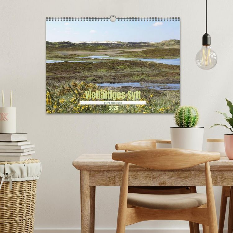 Produktbild: Vielf&auml;ltiges Sylt - Mehr als Strand (Wandkalender 2026 DIN A3 quer), CALVENDO Monatskalender