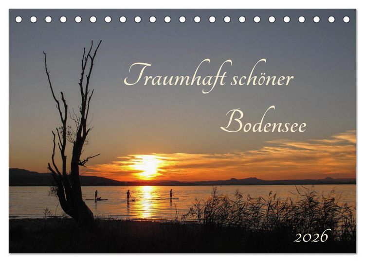 Produktbild: Traumhaft sch&ouml;ner Bodensee (Tischkalender 2026 DIN A5 quer), CALVENDO Monatskalender