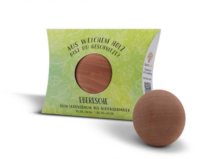 Produktbild: Handschmeichler Eberesche 45mm mit Baumhoroskop