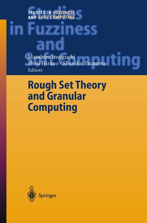Produktbild: Rough Set Theory and Granular Computing