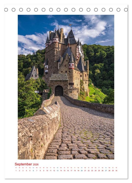 Produktbild: Fotografische Reise durch Deutschland (Tischkalender 2026 DIN A5 hoch), CALVENDO Monatskalender