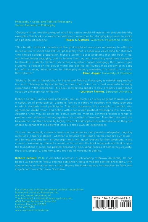 Produktbild: Introduction to Social and Political Philosophy