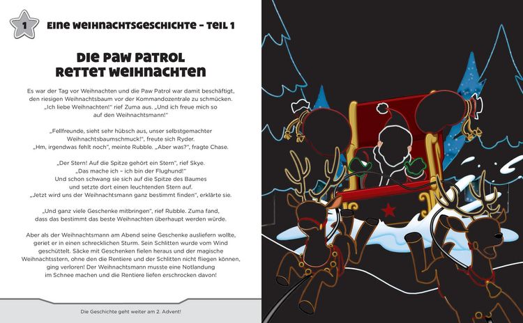 Produktbild: PAW Patrol Adventskalender Kratzbuch
