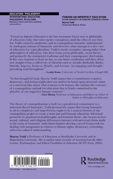 Produktbild: Toward an Imperfect Education