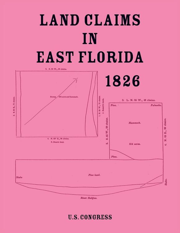 Produktbild: Land Claims in East Florida, 1826
