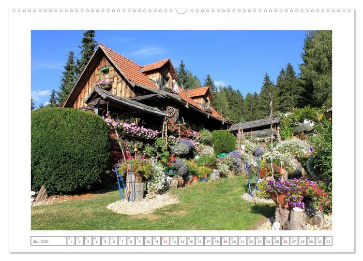 Produktbild: K&auml;rnten - Das Wanderparadies im S&uuml;den &Ouml;sterreichs (Wandkalender 2026 DIN A2 quer), CALVENDO Monatskalender