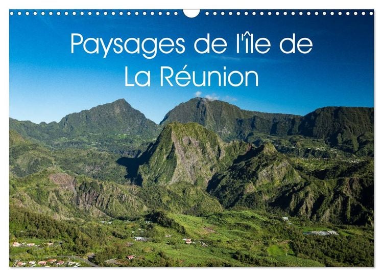 Produktbild: Paysages de l'&icirc;le de La R&eacute;union (Calendrier mural 2026 DIN A3 vertical), CALVENDO calendrier mensuel