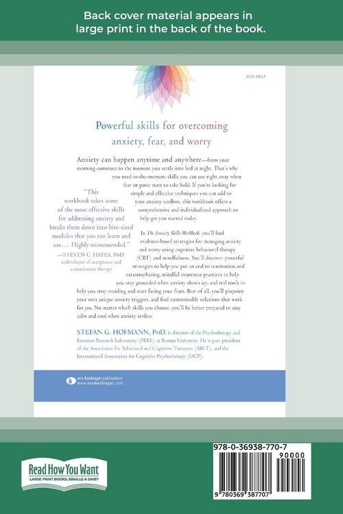 Produktbild: The Anxiety Skills Workbook