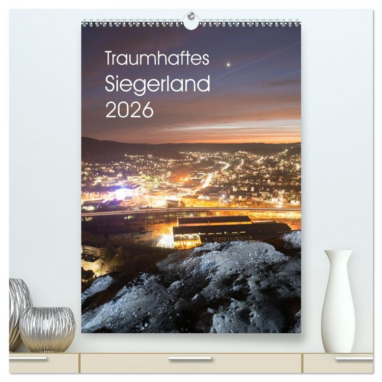 Produktbild: Traumhaftes Siegerland 2026 (hochwertiger Premium Wandkalender 2026 DIN A2 hoch), Kunstdruck in Hochglanz