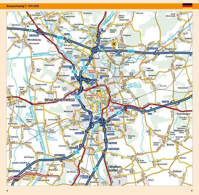 Produktbild: ADAC Bundesl&auml;nderkarte Deutschland 03 Niedersachsen, Bremen 1:300.000