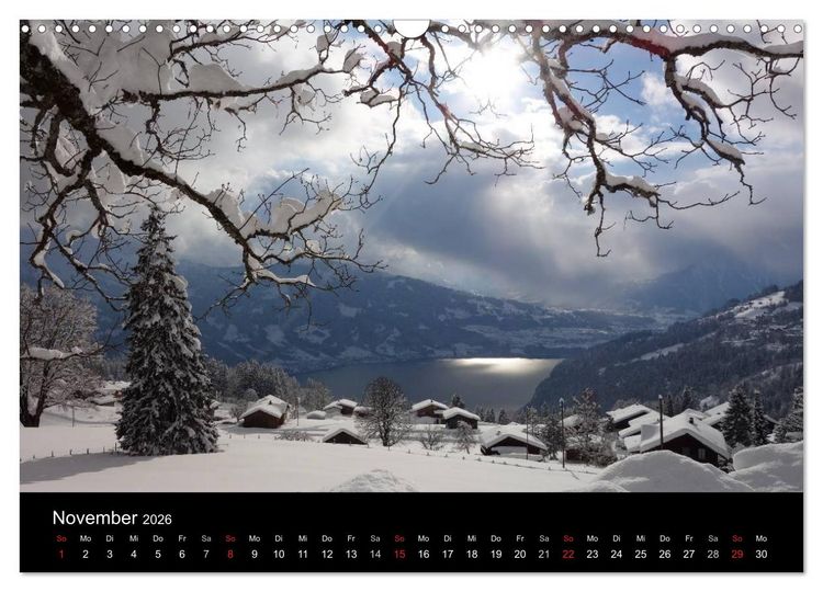 Produktbild: Berner Oberland (Wandkalender 2026 DIN A3 quer), CALVENDO Monatskalender
