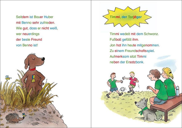 Produktbild: Silbengeschichten zum Lesenlernen - Hundegeschichten
